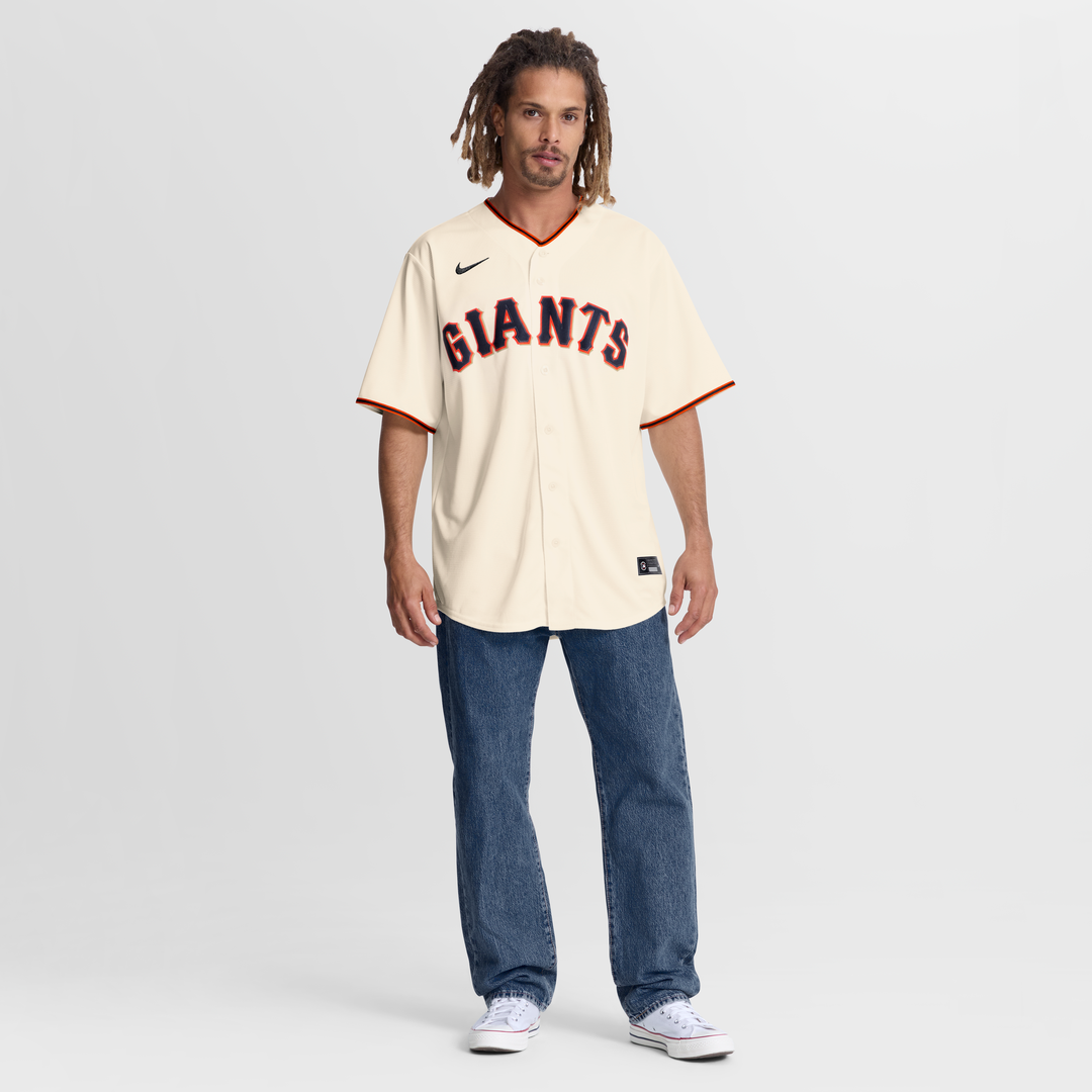 Rafael Devers San Francisco Giants Home Jersey - Cream