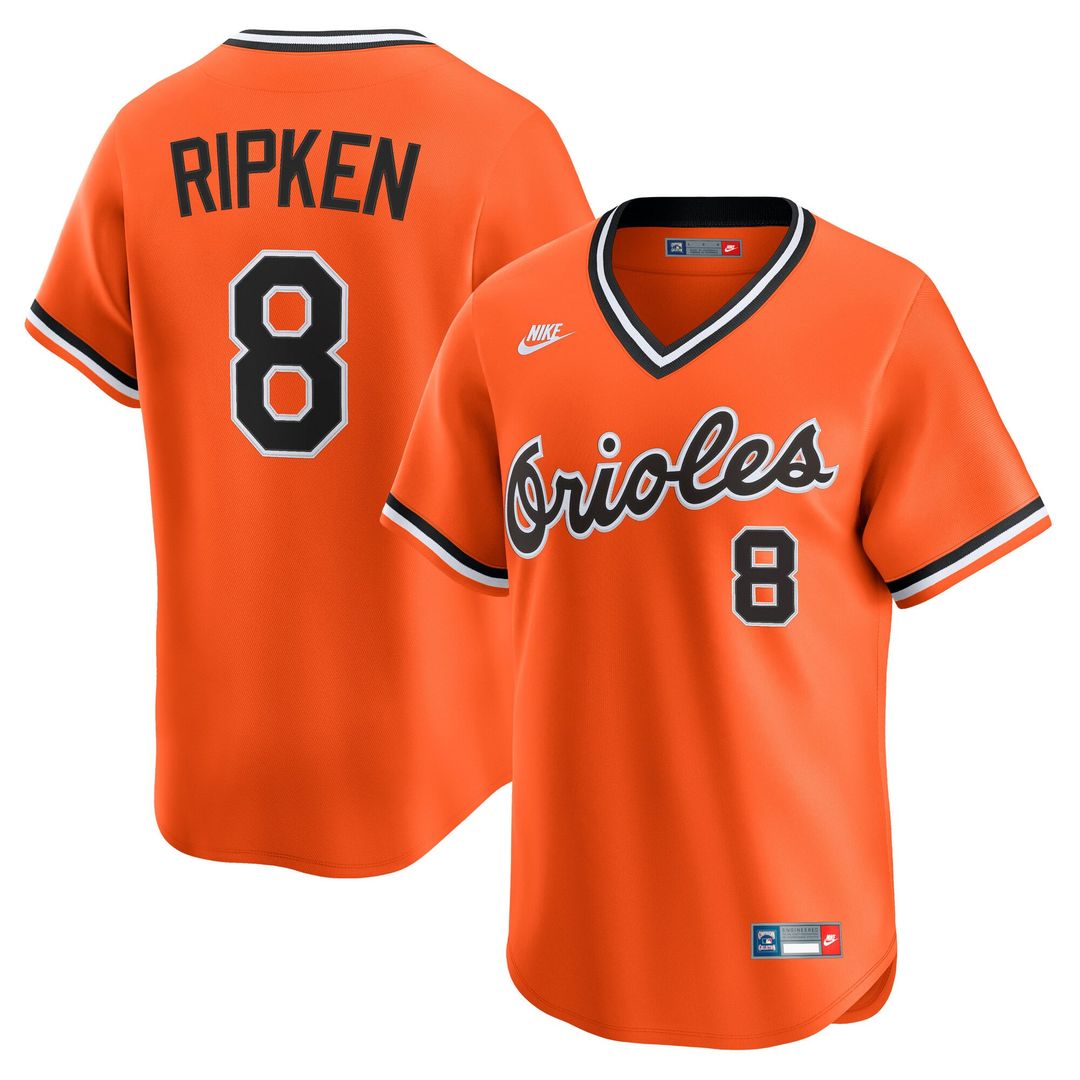 Cal Ripken Sr. Baltimore Orioles Throwback Jersey - Orange