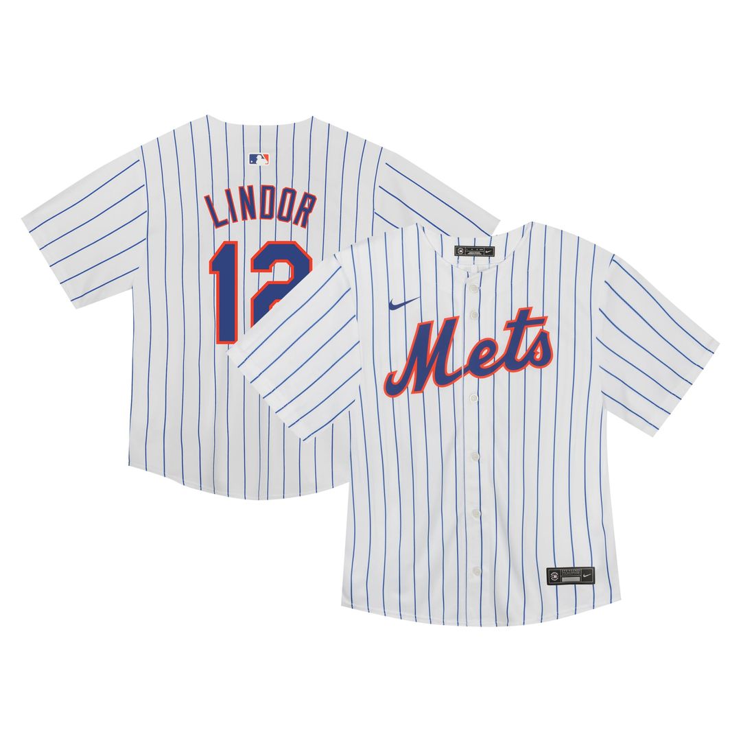 Francisco Lindor New York Mets Toddler Jersey - White