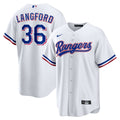 Wyatt Langford Texas Rangers Home Jersey - White