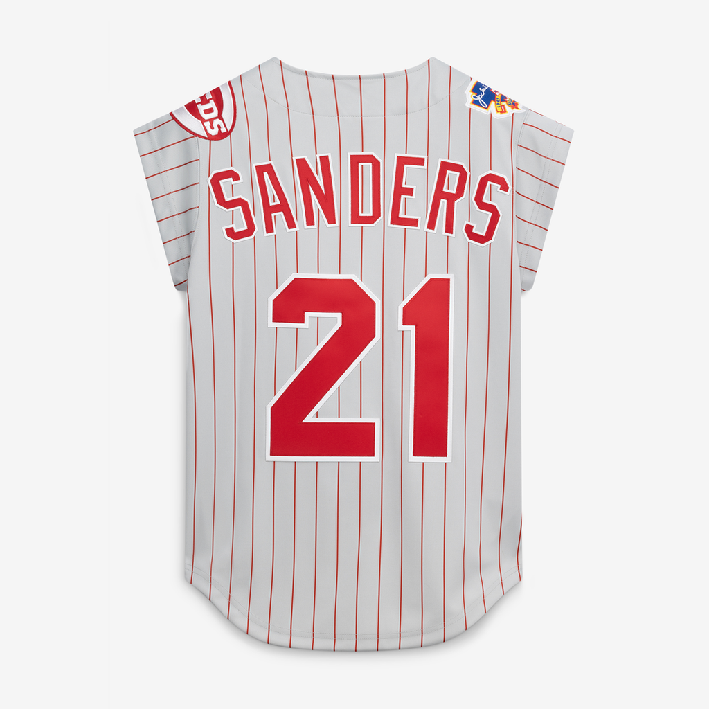 Deion Sanders Cincinnati Reds 1997 Jersey - Gray