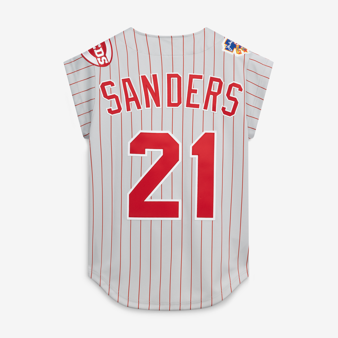 Deion Sanders Cincinnati Reds 1997 Jersey - Gray