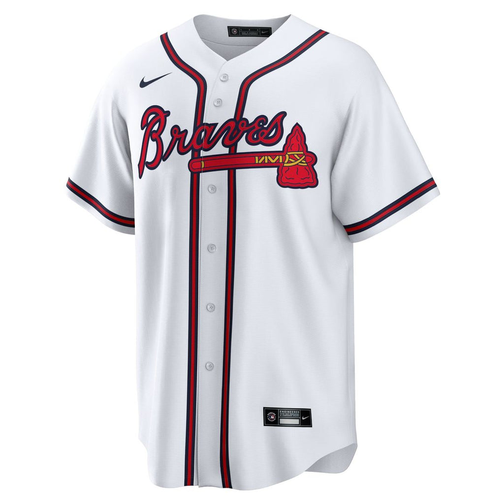 Ozzie Albies Atlanta Braves Home Replica Player Name Jersey - White