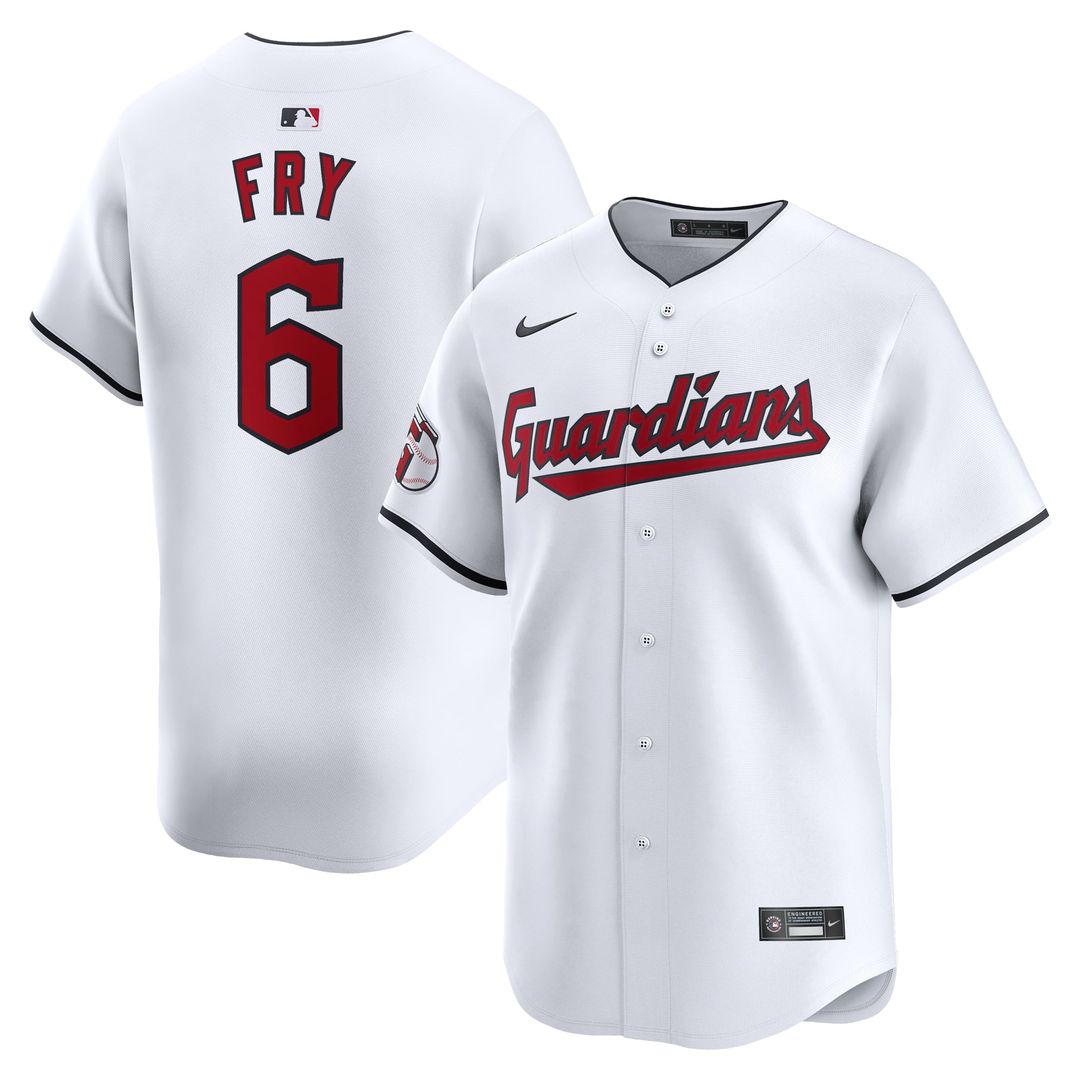 David Fry Cleveland Guardians Home Jersey - White