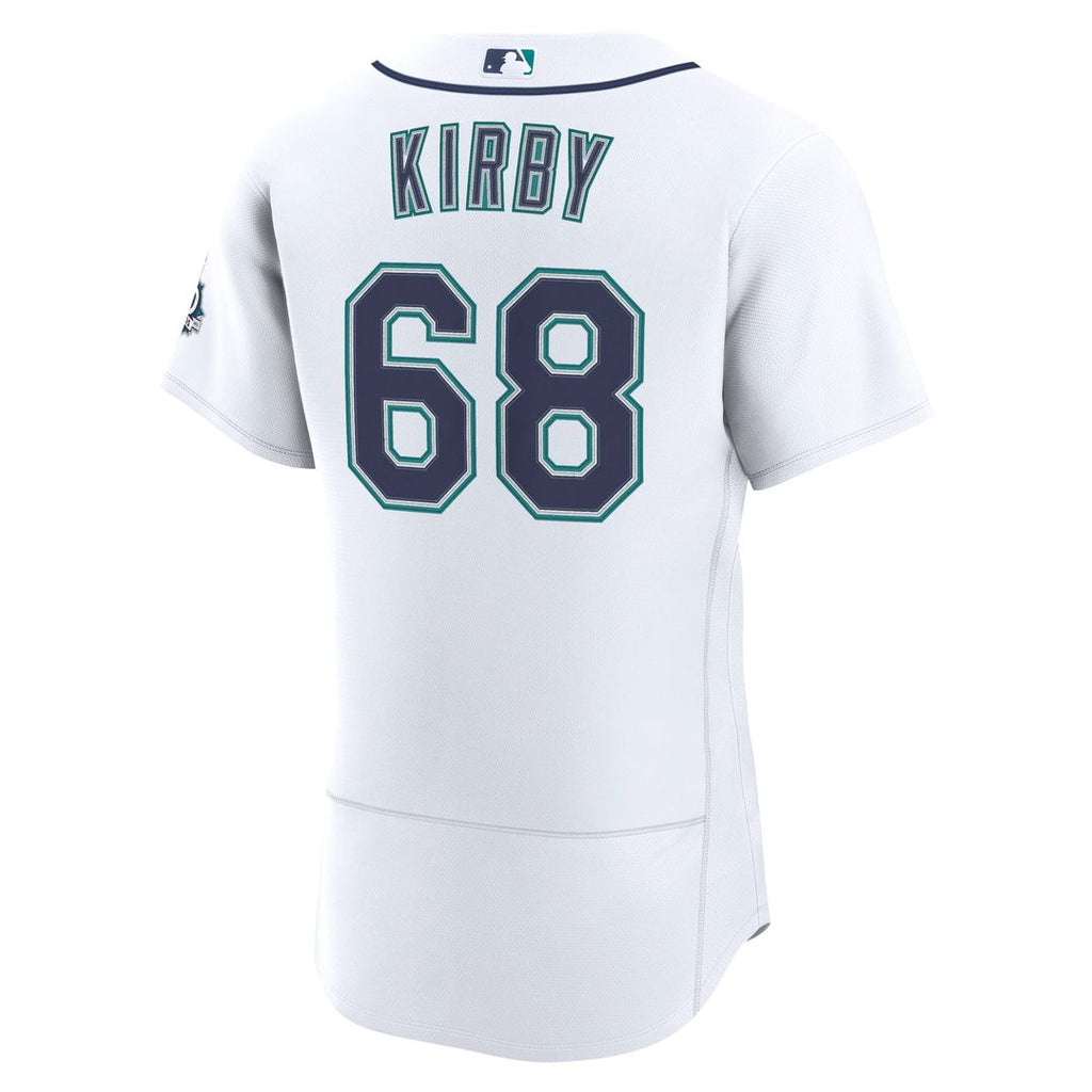 George Kirby Seattle Mariners Home 50th Season Jersey - White