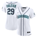 Cal Raleigh Seattle Mariners Women's Home 50th Season Jersey - White