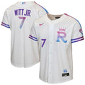 Bobby Witt Jr. Kansas City Royals Youth 2026 Jersey - White