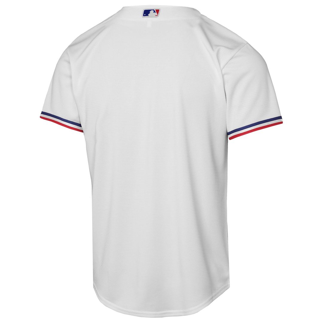 Texas Rangers Youth Home Jersey - White