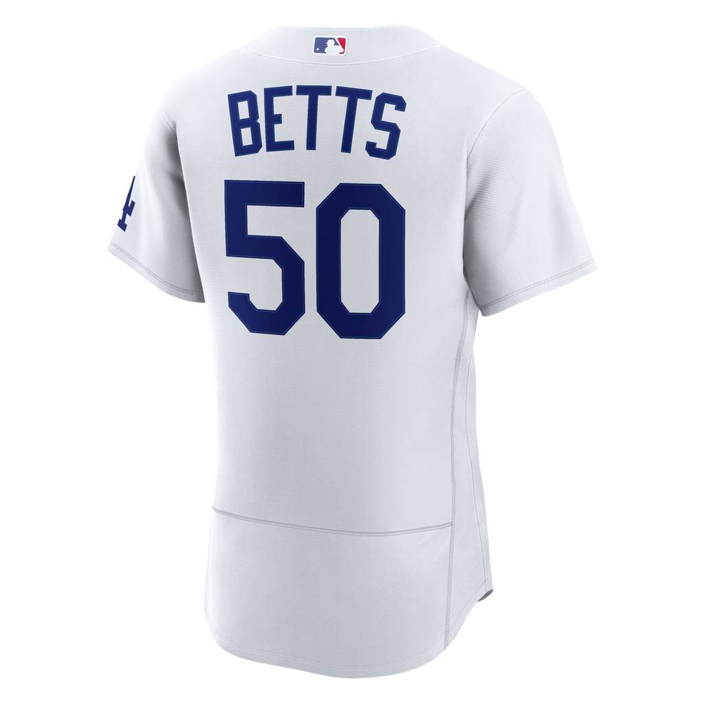 Mookie Betts Los Angeles Dodgers Home Jersey - White
