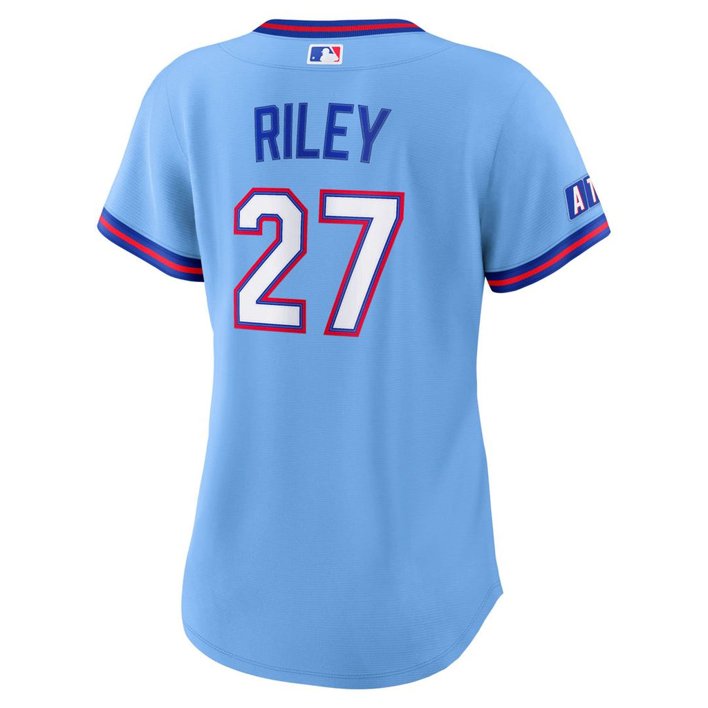 Austin Riley Atlanta Braves Women's 2026 Jersey - Powder Blue