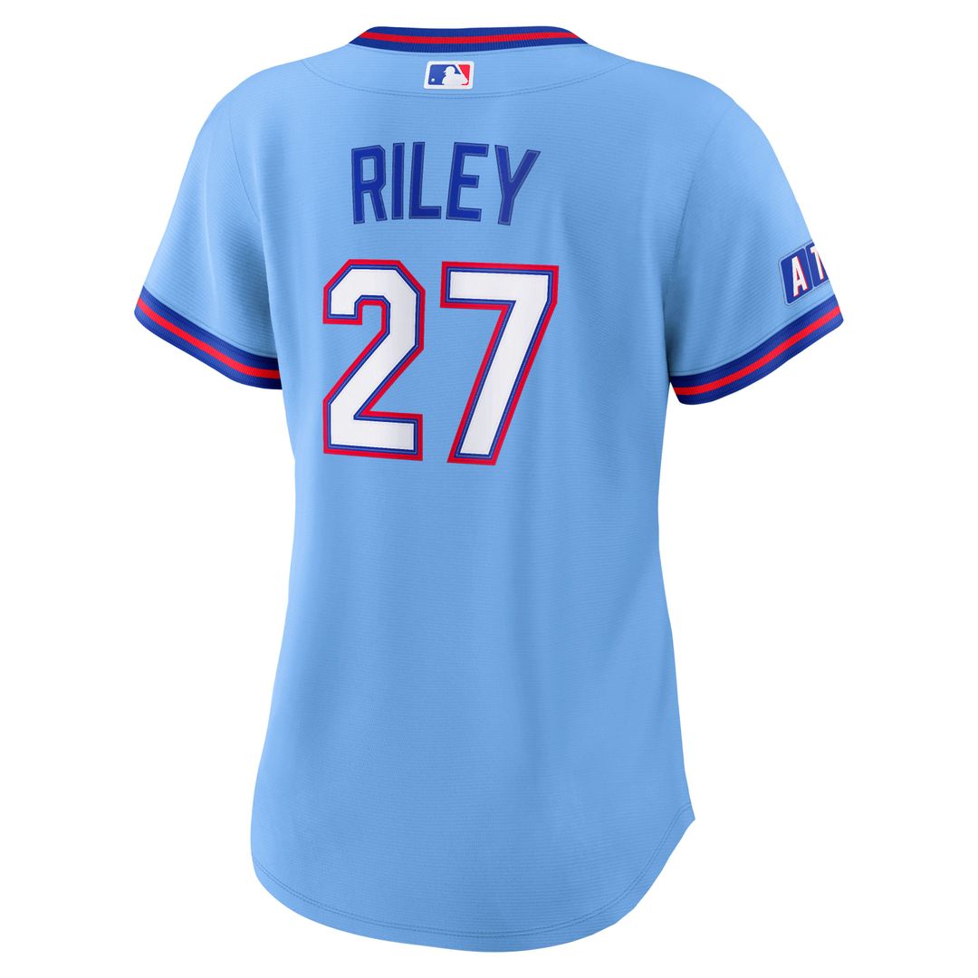 Austin Riley Atlanta Braves Women's 2026 Jersey - Powder Blue