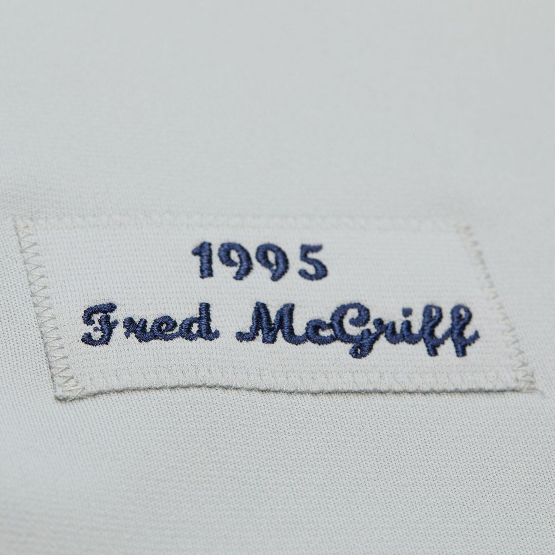 Fred McGriff Atlanta Braves 1995 Throwback Jersey - Gray