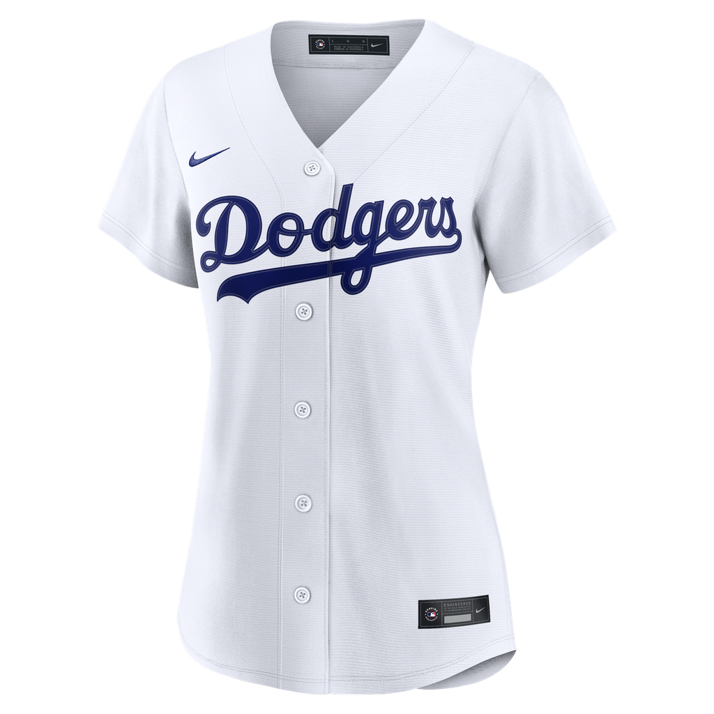 Los Angeles Dodgers Women's Home Replica Custom Jersey - White