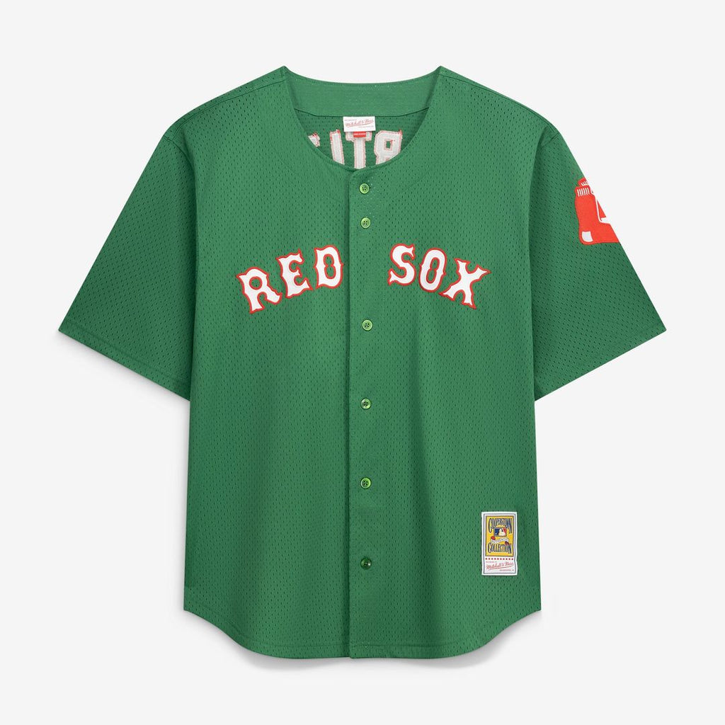David Ortiz Boston Red Sox Big & Tall Mesh Jersey - Kelly Green