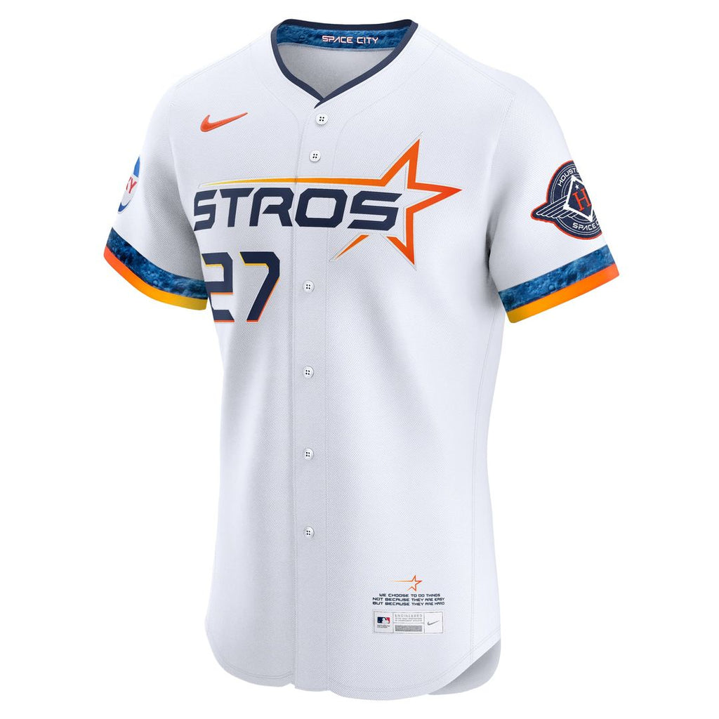 Jose Altuve Houston Astros 2025 Elite Player Jersey - White
