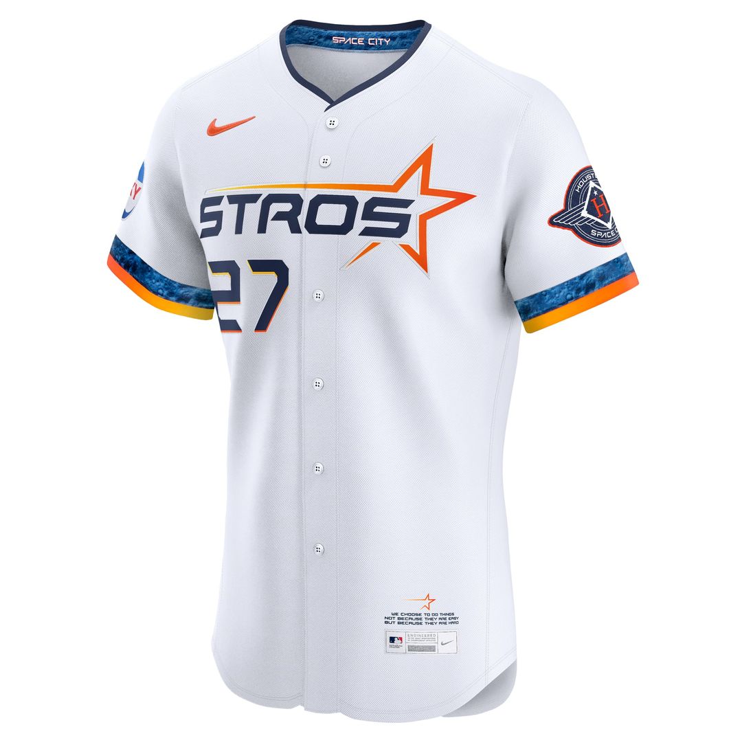 Jose Altuve Houston Astros 2025 Elite Player Jersey - White