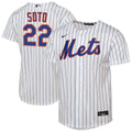 Juan Soto New York Mets Youth Home Jersey - White