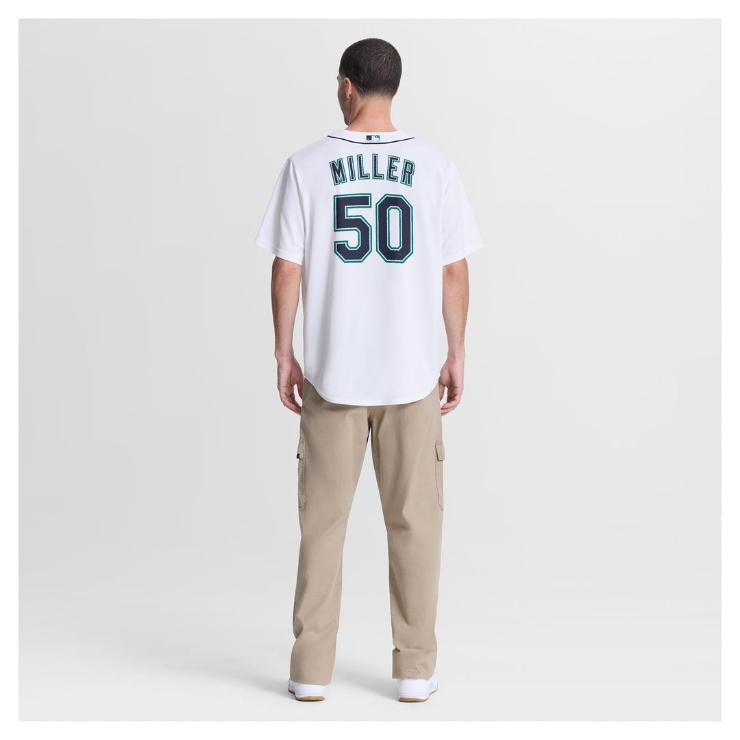 Bryce Miller Seattle Mariners Home Jersey - White
