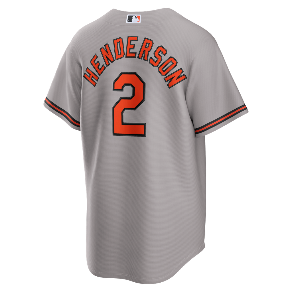 Gunnar Henderson Baltimore Orioles Road Jersey - Gray