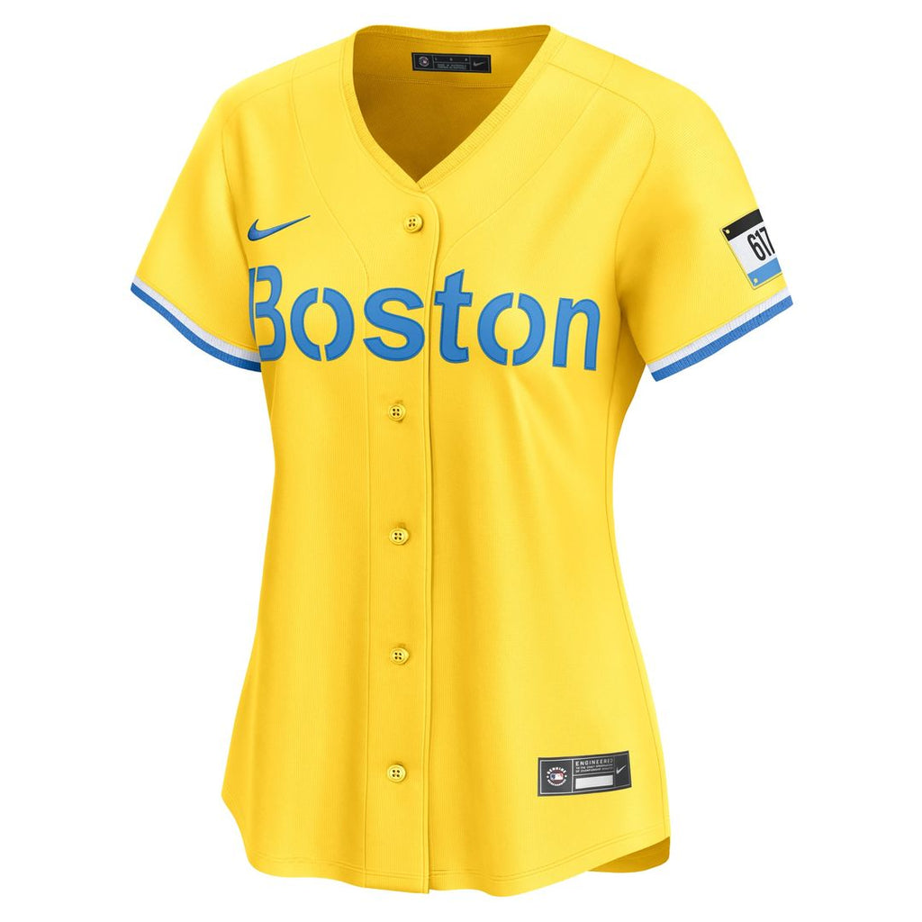 Boston Red Sox Women's Jersey - Yellow
