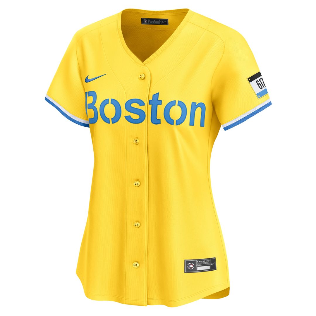 Boston Red Sox Women's Jersey - Yellow