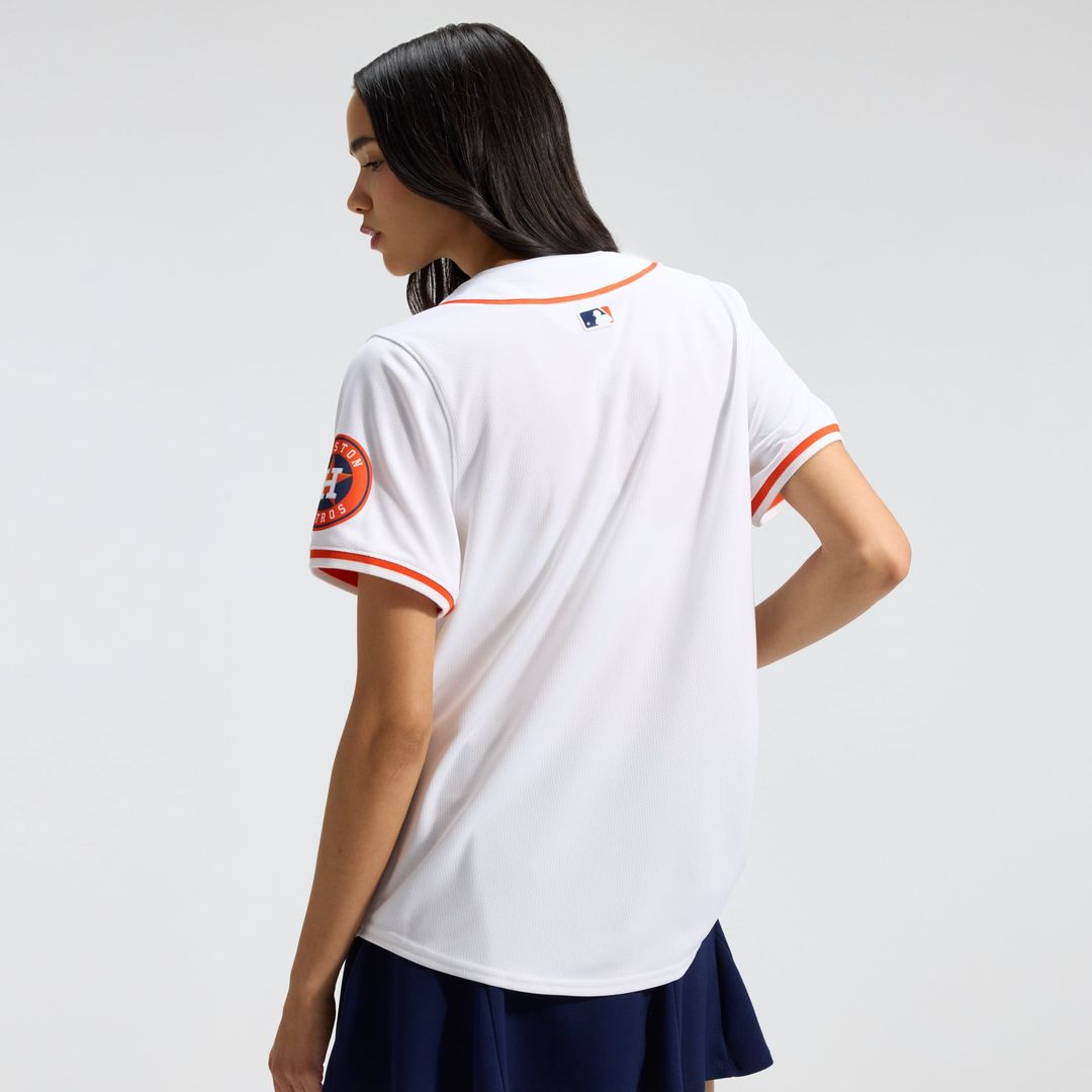 Houston Astros Women's Home Jersey - White