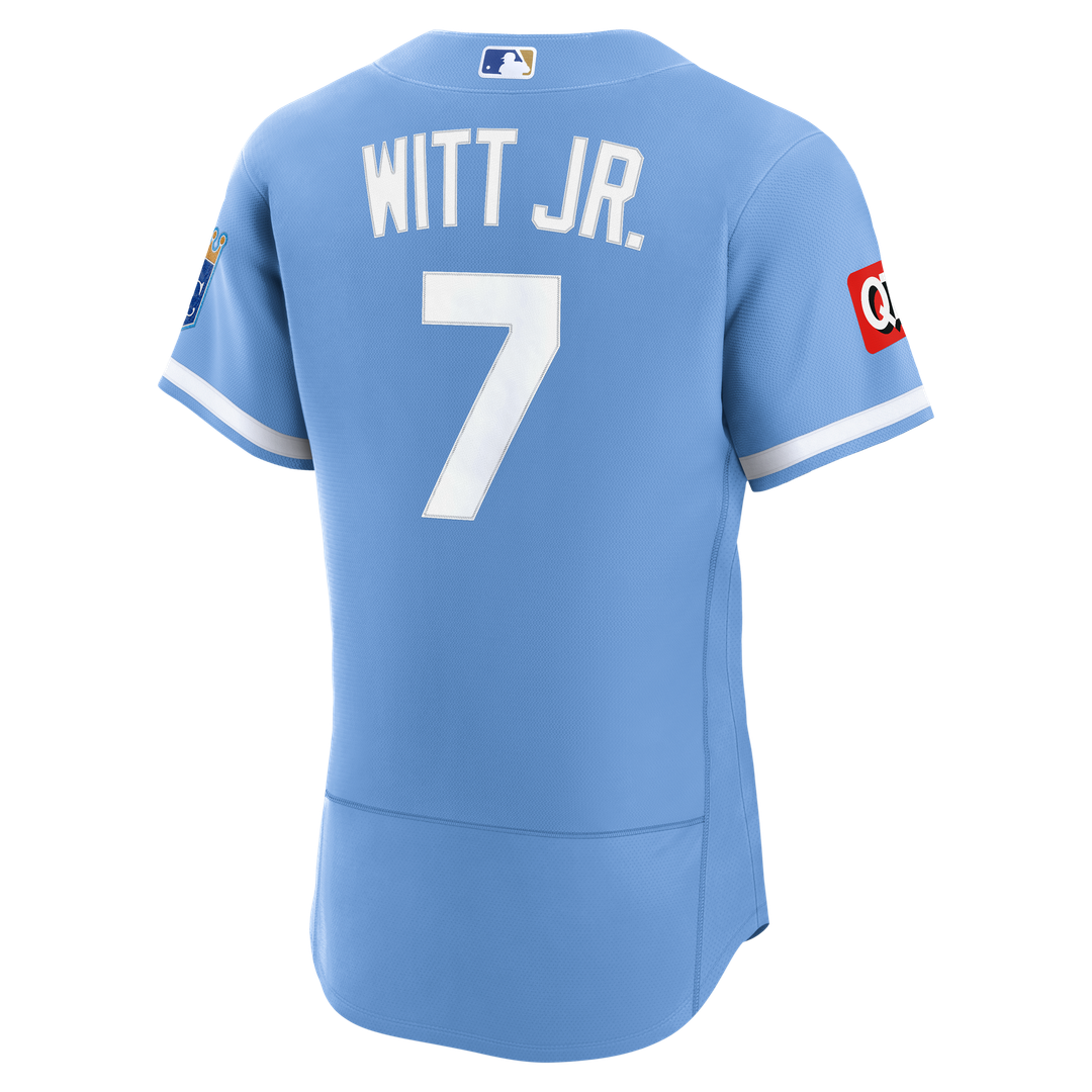 Bobby Witt Jr. Kansas City Royals Home Authentic Sponsor Patch Jersey - White