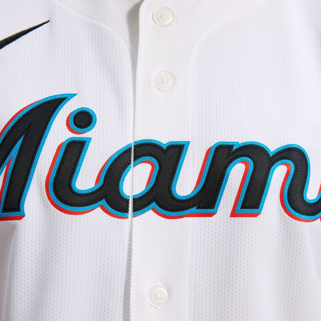 Miami Marlins Home Jersey - White