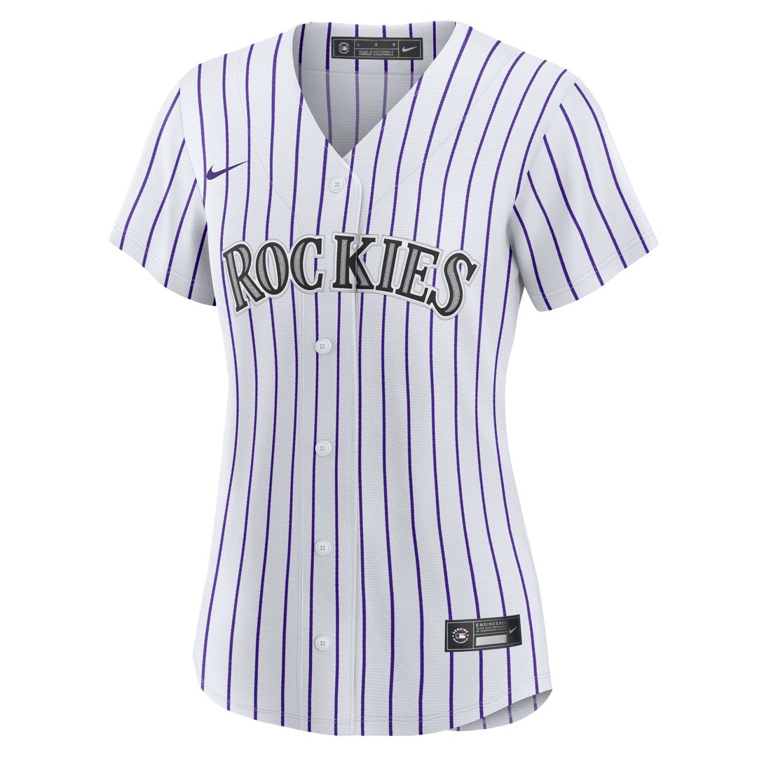 Ezequiel Tovar Colorado Rockies Women's Home Jersey - White