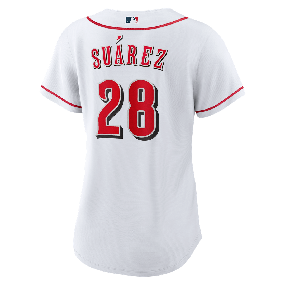 Eugenio Suárez Cincinnati Reds Women's Home Jersey - White