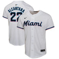 Sandy Alcantara Miami Marlins Youth Home Jersey - White