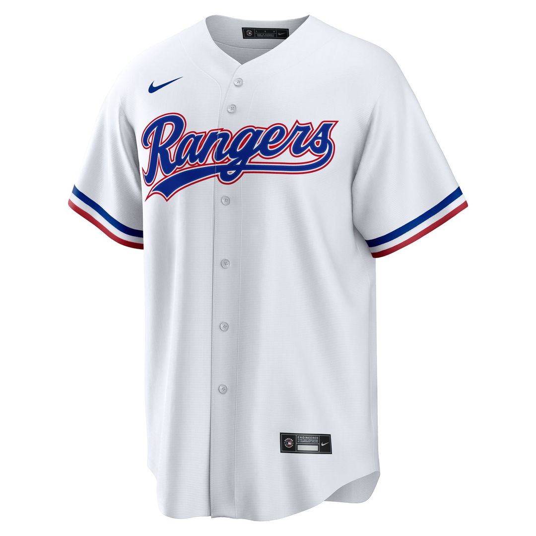 Wyatt Langford Texas Rangers Youth Home Jersey - White