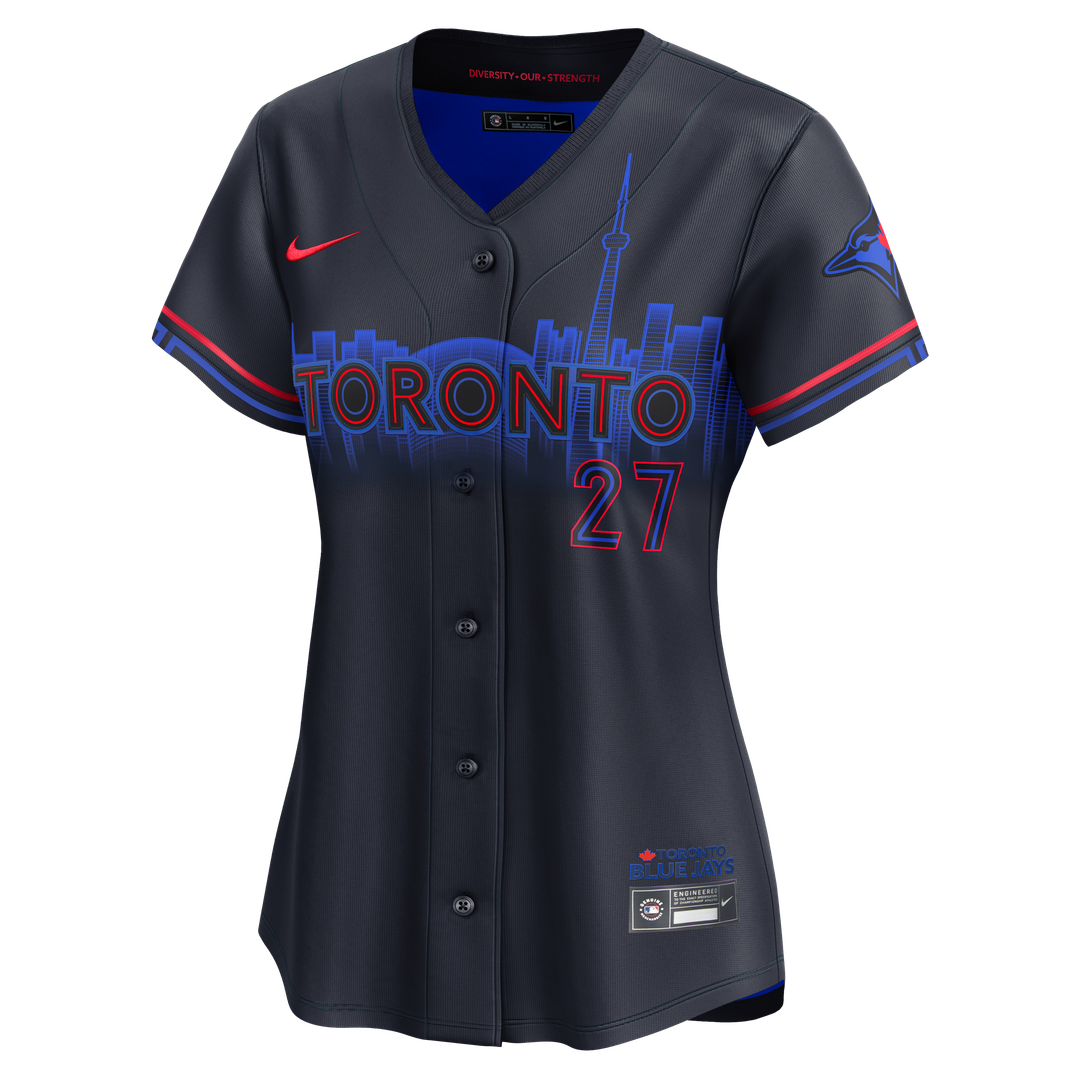 Vladimir Guerrero Jr. Toronto Blue Jays Women's 2024 Jersey - Navy