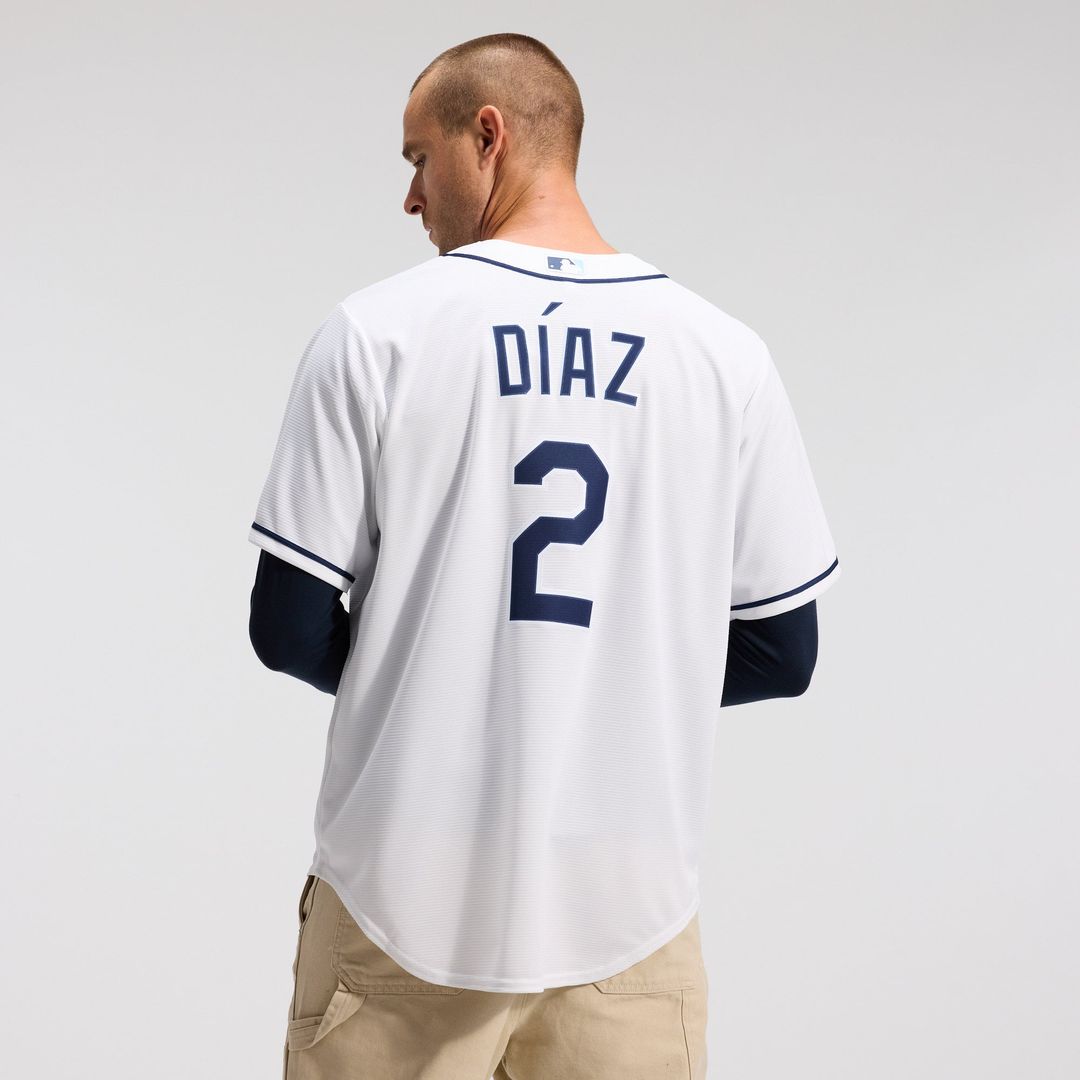 Yandy Díaz Tampa Bay Rays Home Jersey - White