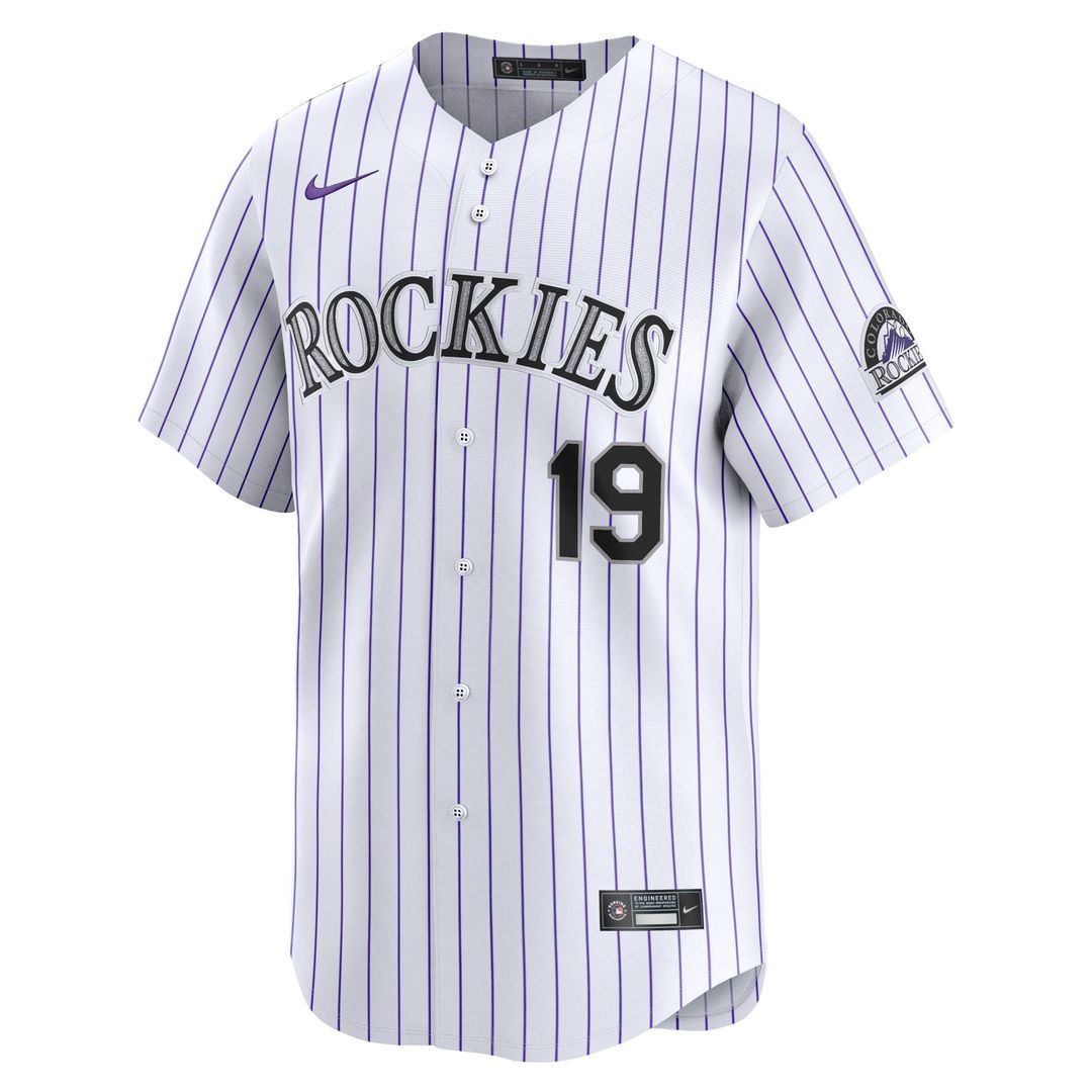Charlie Blackmon Colorado Rockies Youth Home Jersey - White