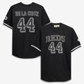 Elly De La Cruz Cincinnati Reds Big & Tall Heavyweight Mesh Jersey - Black/White
