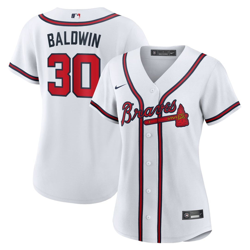 Drake Baldwin Atlanta Braves Women's Home Jersey - White