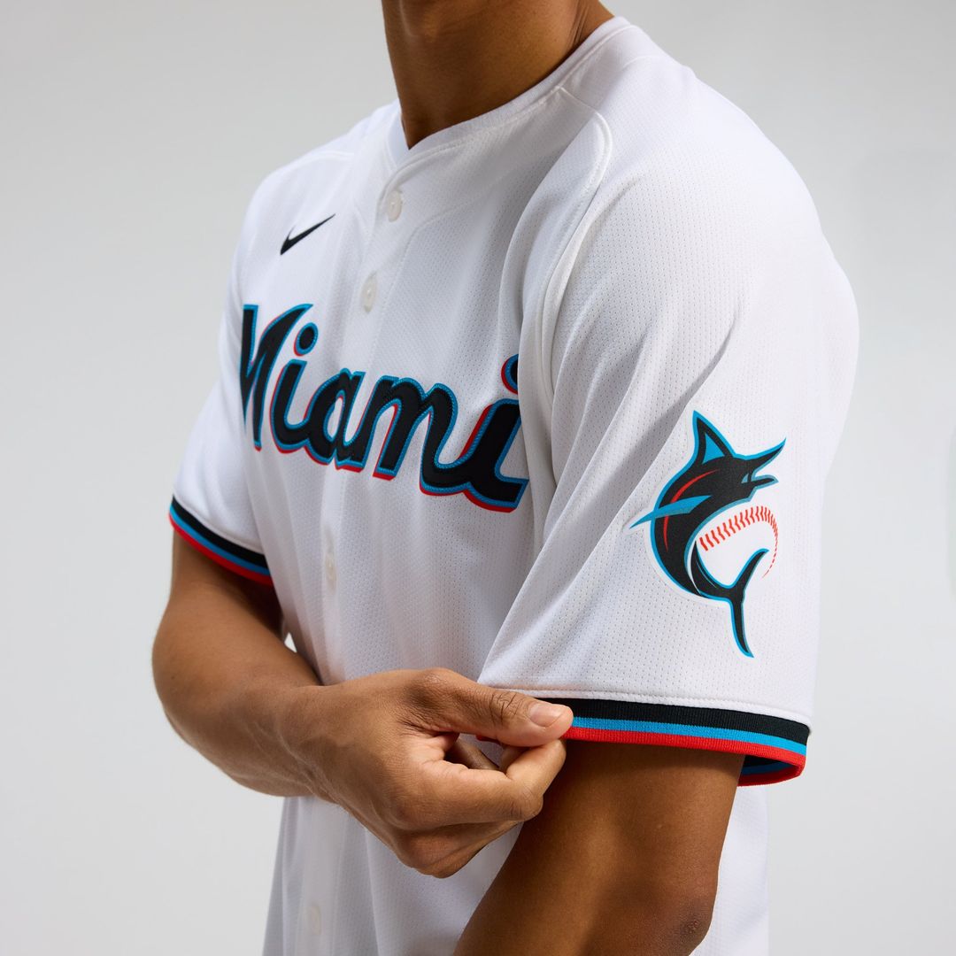 Miami Marlins Home Jersey - White