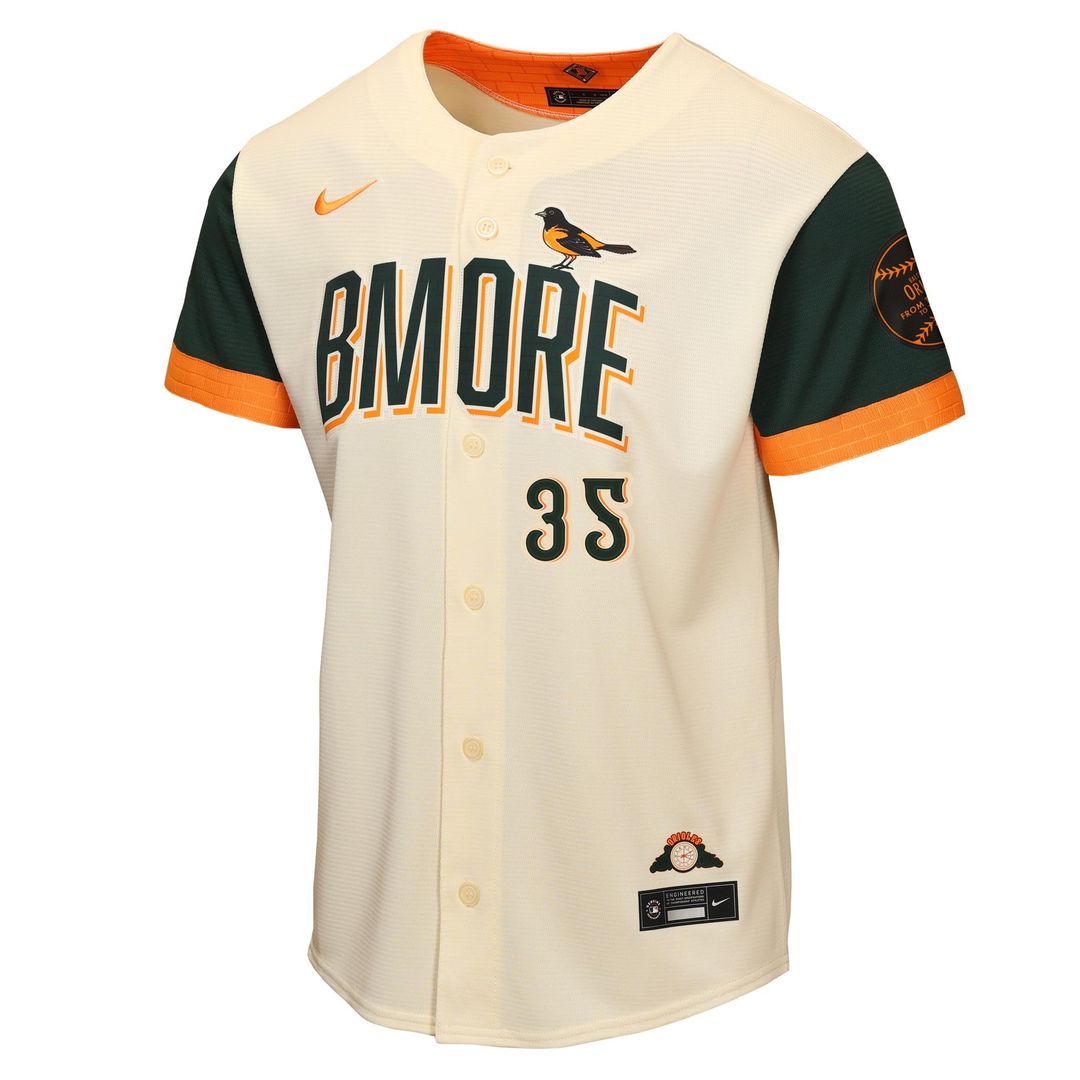 Adley Rutschman Baltimore Orioles Youth 2026 Jersey - Cream