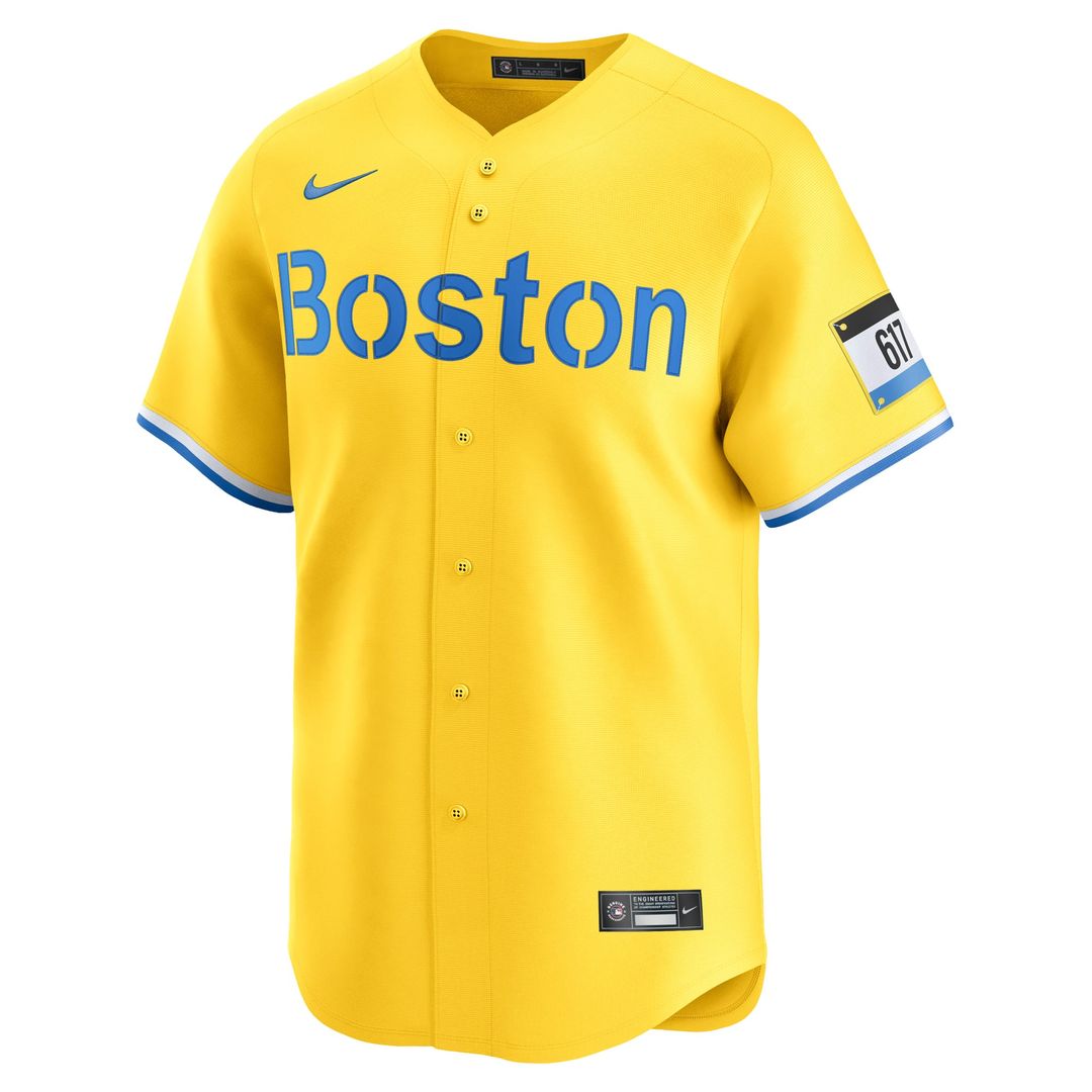 David Ortiz Boston Red Sox Alternate 3 Jersey - Yellow