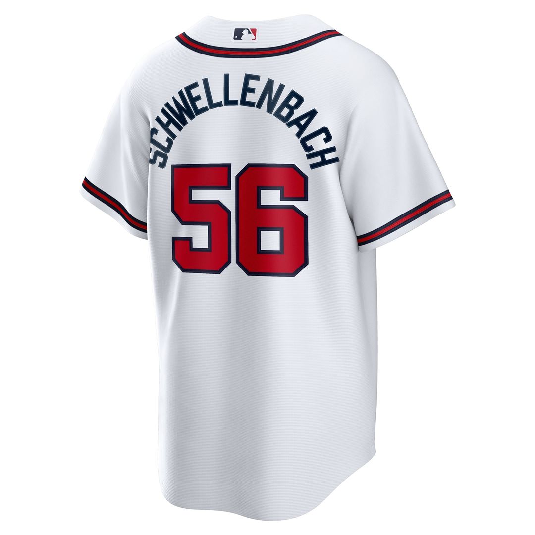 Spencer Schwellenbach Atlanta Braves Home Jersey - White