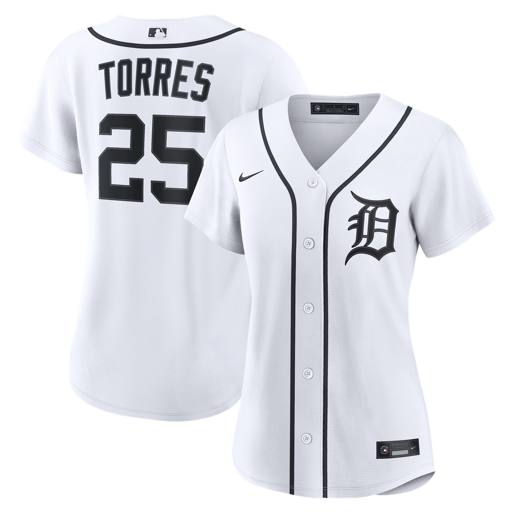 Gleyber Torres Detroit Tigers Women's Home Jersey - White