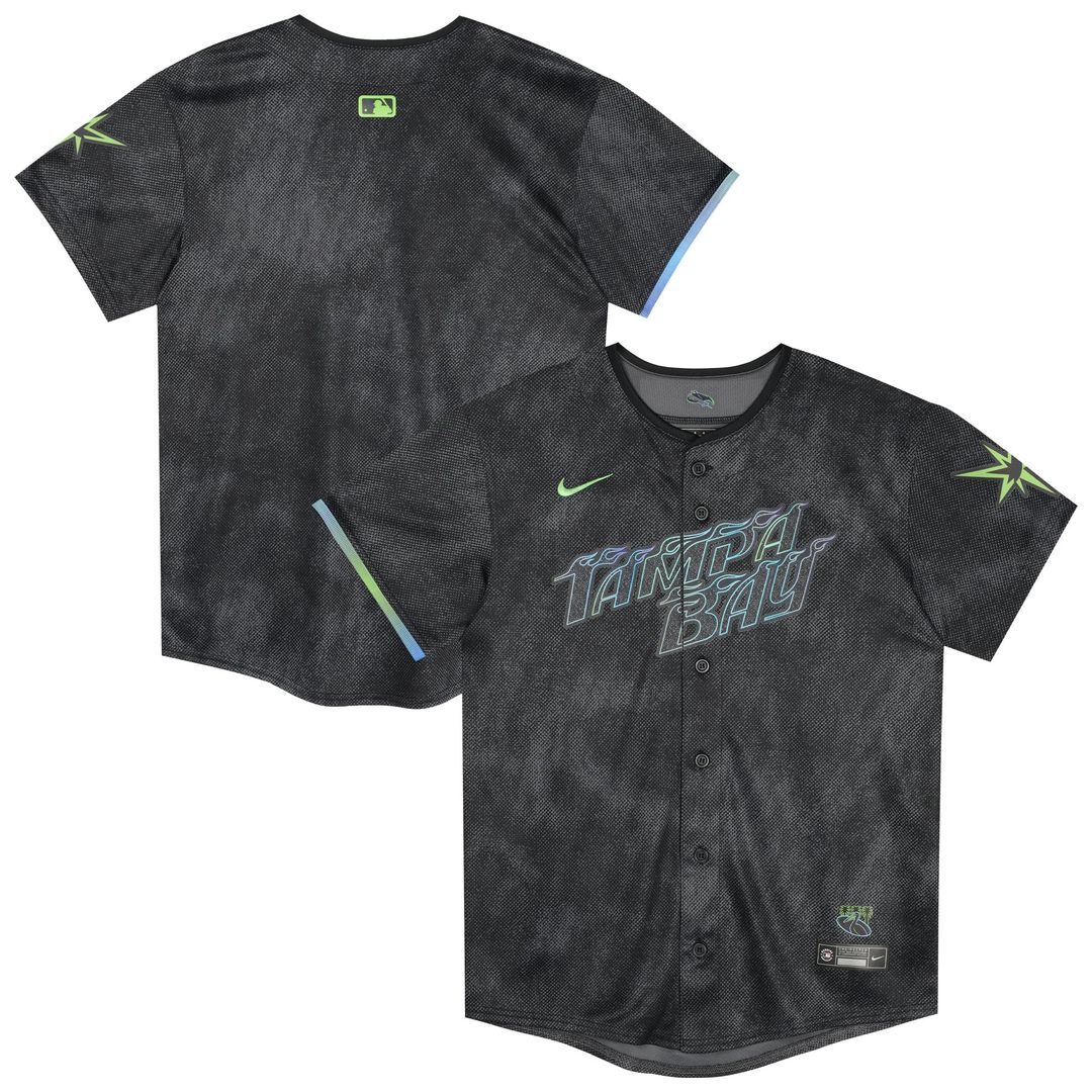 Tampa Bay Rays Preschool Jersey - Black